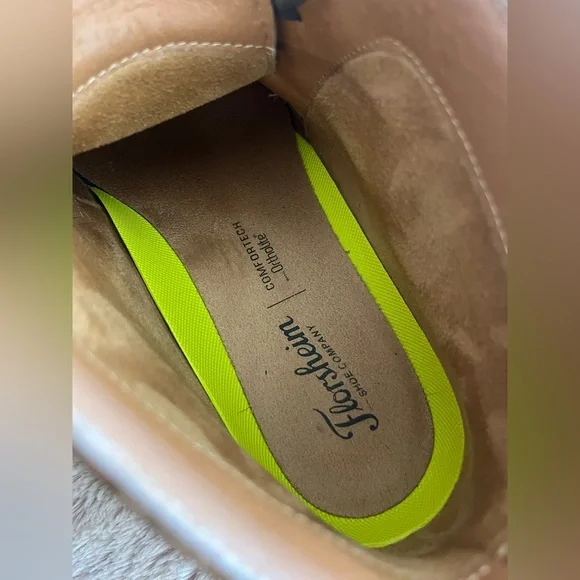 Florsheim Men's Brown Leather Lace-Up Shoes - Picture 8 of 14